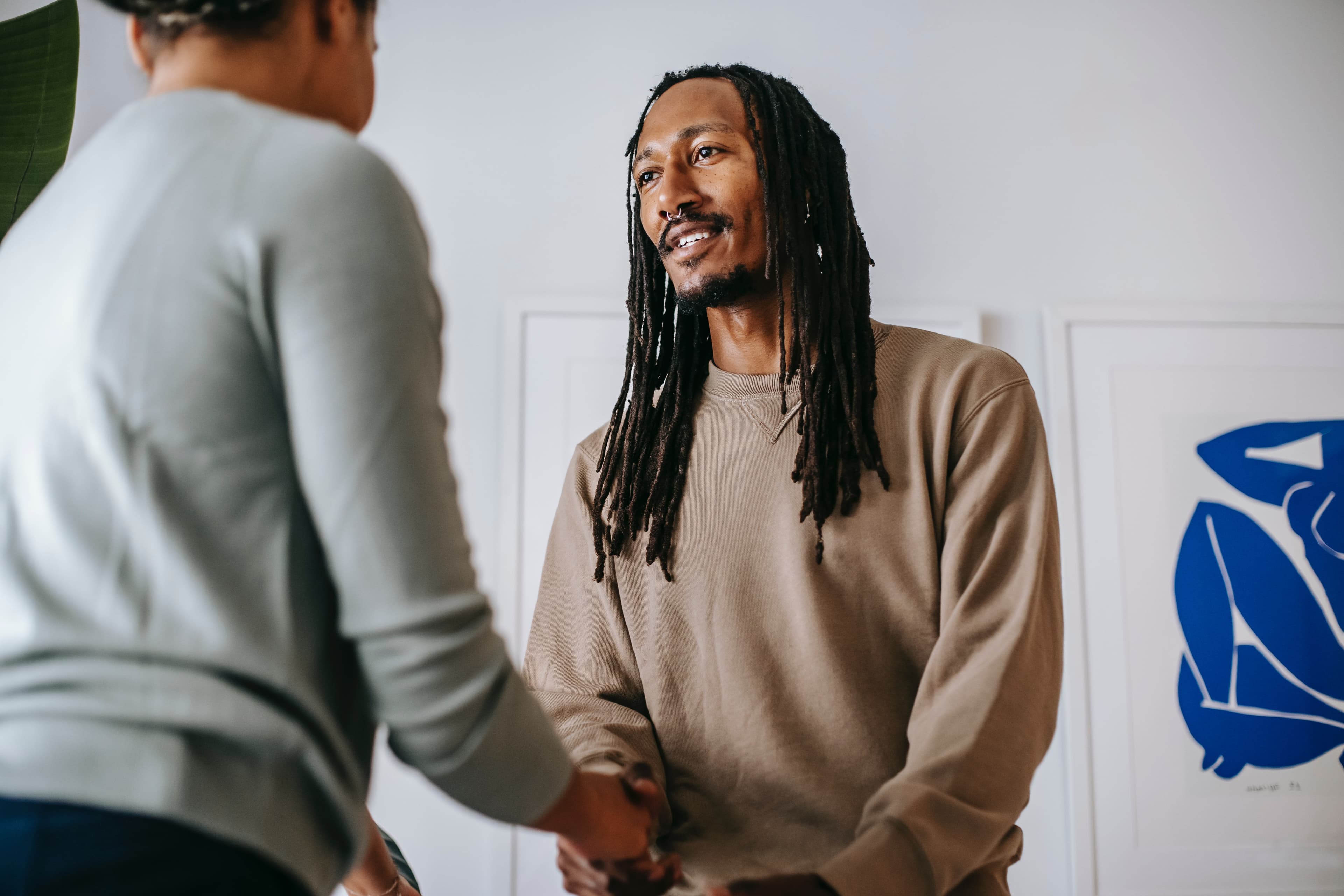 Smiling Black man